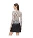 T-shirt Diralina_4 Femme Blanc Gris Hugo-3