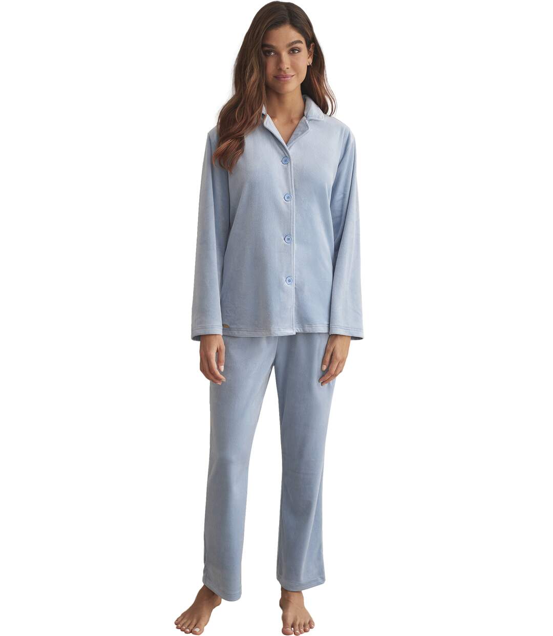 Pyjama pantalon chemise manches longues POLARSOFT Selmark-1