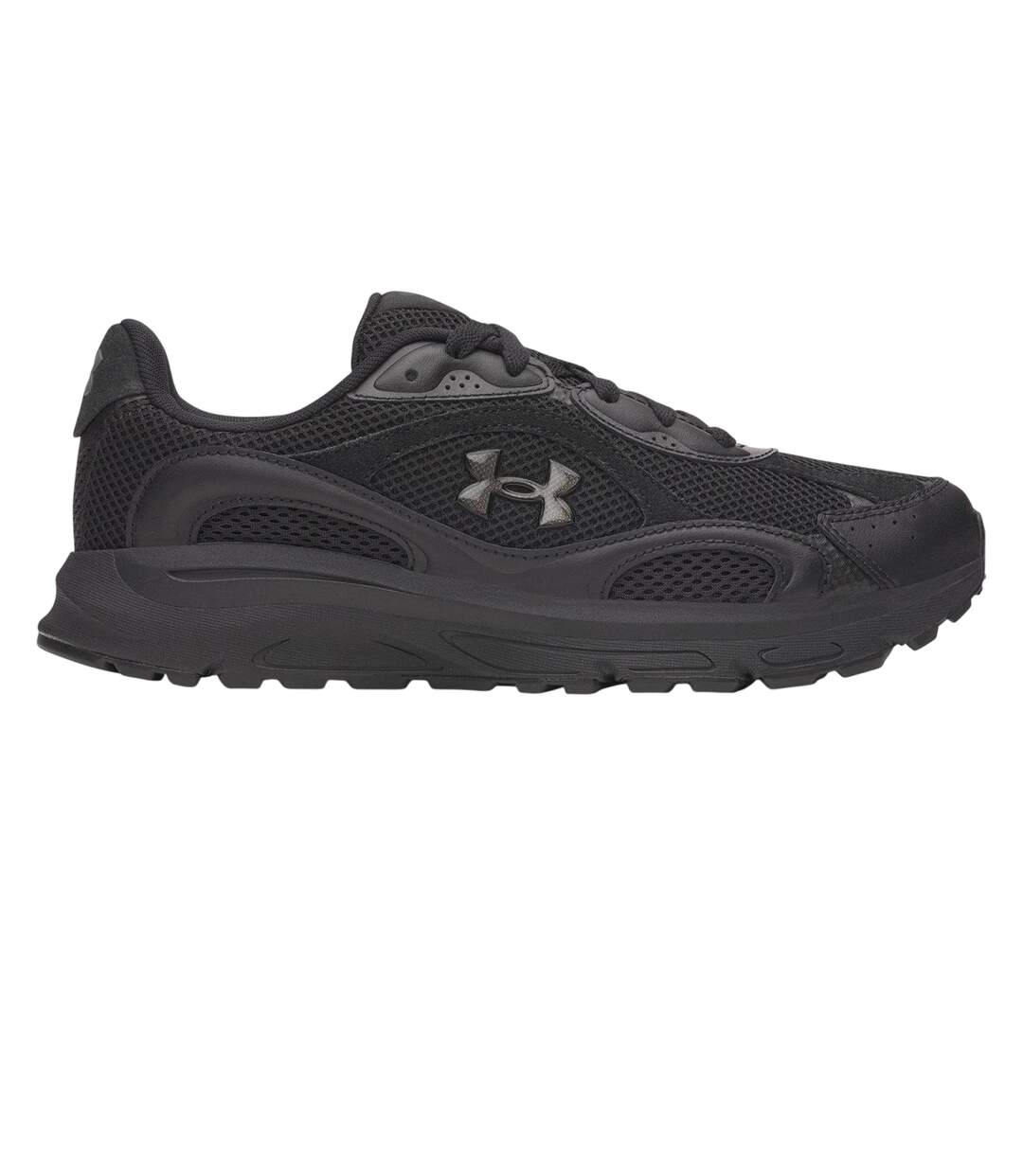 Baskets Motif/style Sportif Tech Homme Triple Noir Under Armour-1