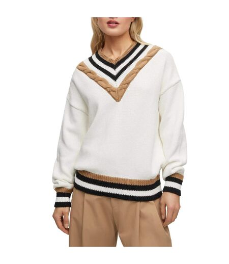 Pull Falli Femme Blanc Boss