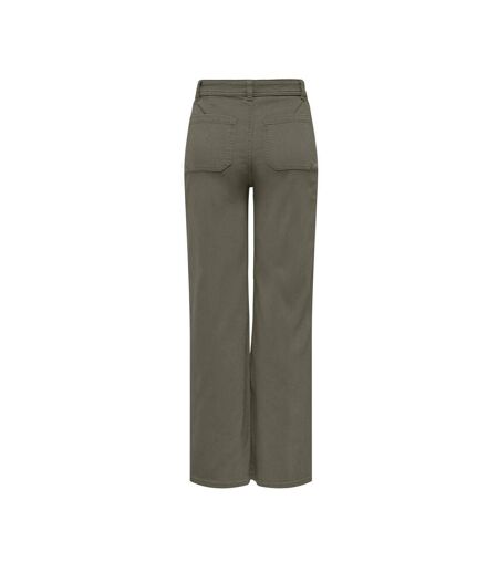 Jean loose fluide kaki femme jdy iris