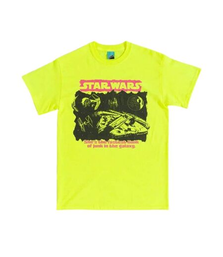 Unisex Adult Hunk Of Junk In The Galaxy T-shirt Yellow Star Wars