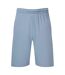 Mens iconic 195 jersey shorts mineral blue Fruit of the Loom