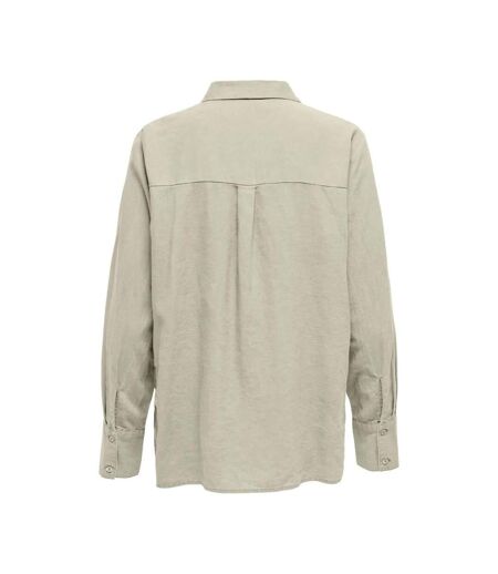 Chemise beige femme jdy linen