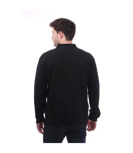 Mens Relaxed Fit Overshirt Black Boss