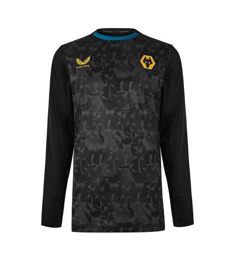 Maillot De Foot Entraînement Motif/style Loups Homme Noir Noir Castore