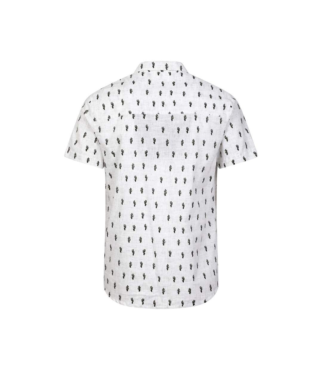 Mens Preston Illustration Shirt White Mountain Warehouse-2
