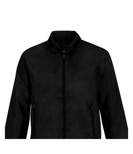 Veste Trooper Homme Noir Bleu Cobalt B&C