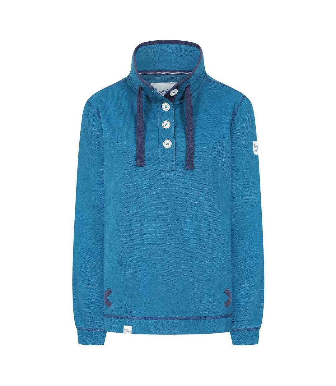 Haut Polaire Femme Bleu Sarcelle Lazy Jacks-1