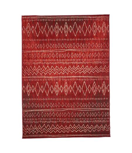 Tapis berbère tissé motifs tribaux AF1 BERBI