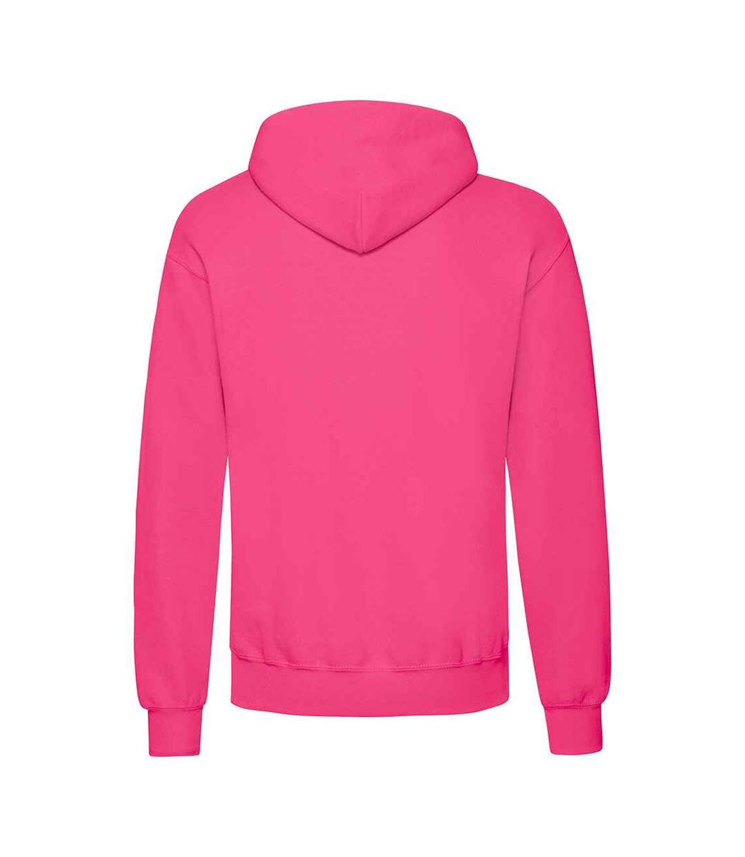 Sweat À Capuche Classic Adulte Fuchsia Fruit Of The Loom-2