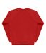 Sweatshirt À Manches Longues Homme Rouge SG-2