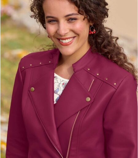 Veste Simili-Cuir Style Perfecto 