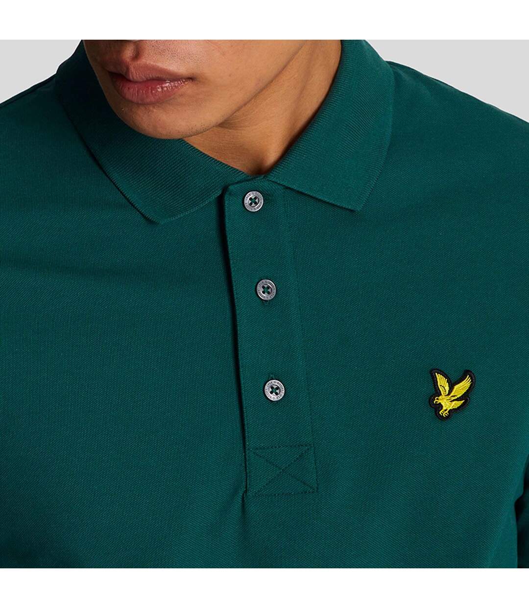 Polo Uni Homme Vert Lyle & Scott-4