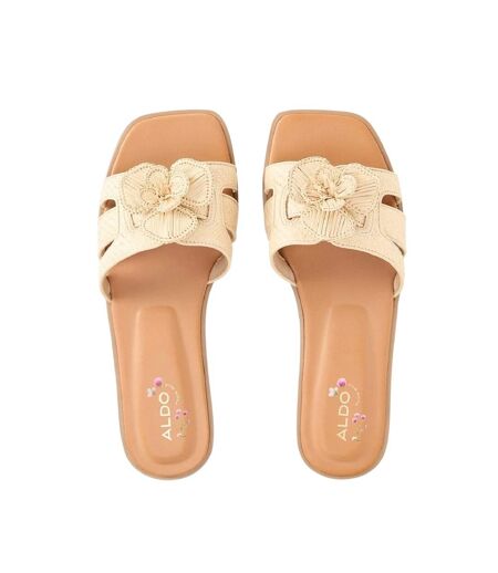 Claquettes Motif/style Floral Femme Blanc Cassé Aldo
