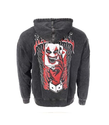 Sweat à capuche gris homme kaporal vince - xxl