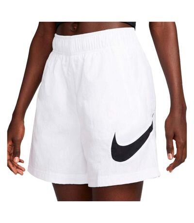 Short blanc femme nike essntl - l