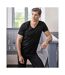 Tee Jays Mens Luxury V Neck T-Shirt (Black) - UTPC5218