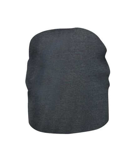 Unisex adult saco jersey beanie anthracite melange Clique