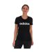 T-shirt Essentials Femme Noir Blanc Adidas-2