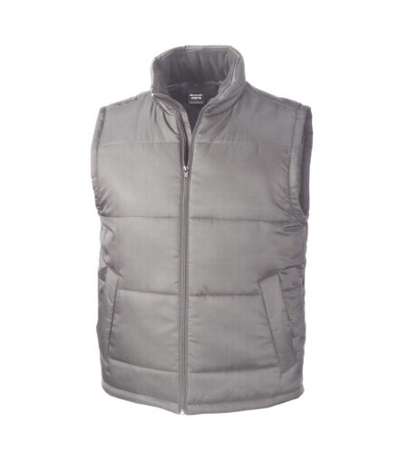 Veste Sans Manches Homme Gris Result Core