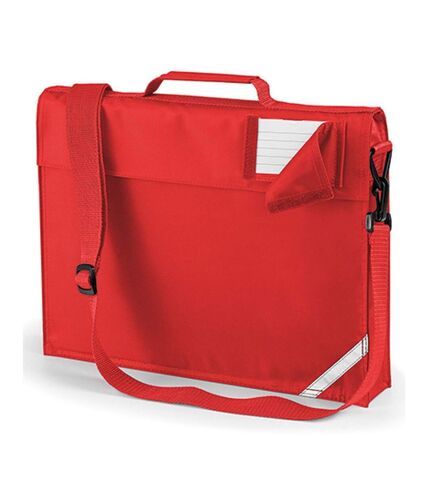 Petite sacoche bandoulière cartable porte document - QD457 - Rouge