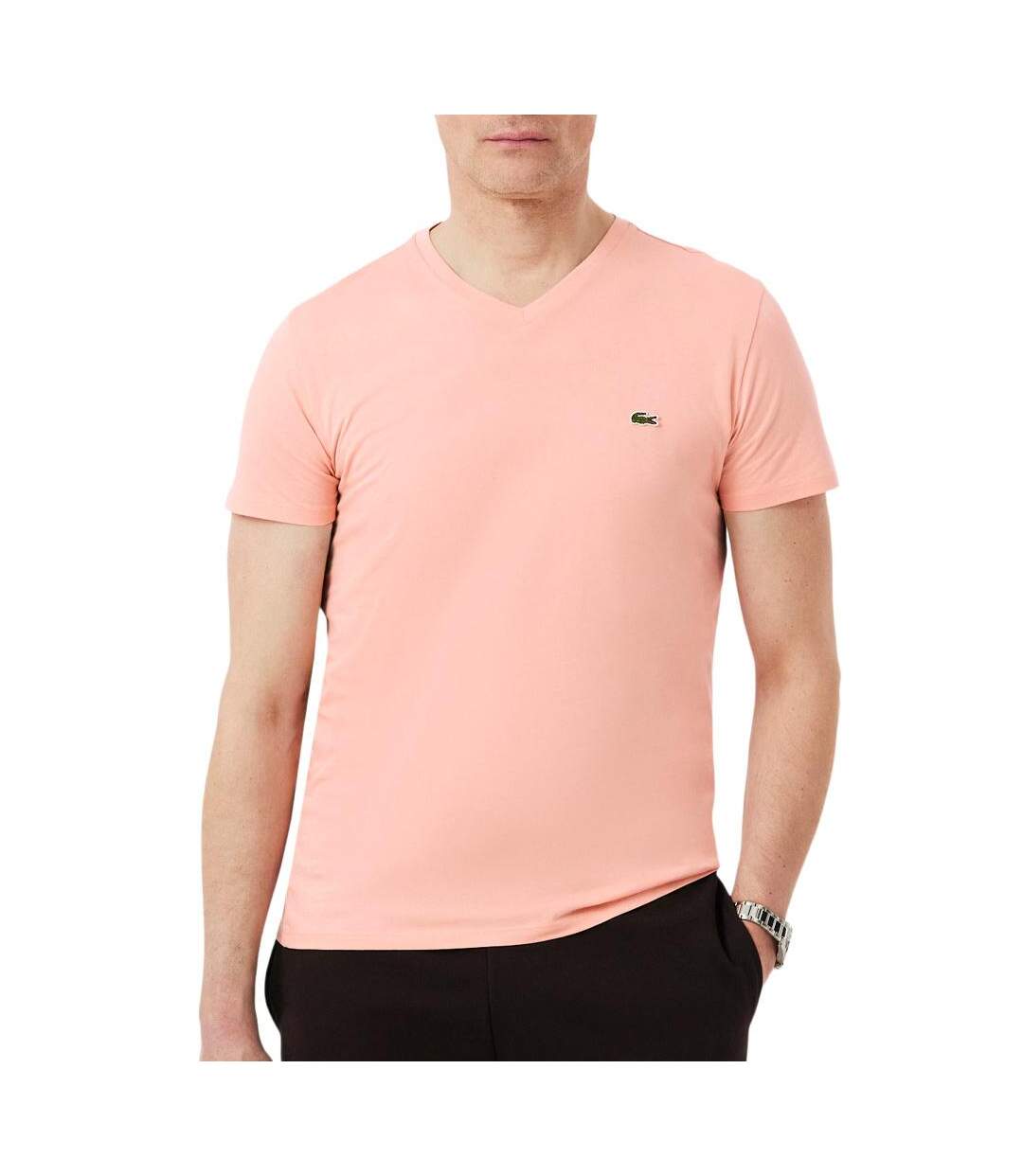 T-shirt corail homme lacoste th6710-1