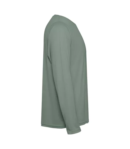 T-shirt Manches Longues Estoril Adulte Vert Laurier Roly