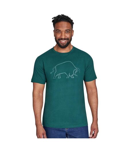 T-shirt high build homme forêt Raging Bull