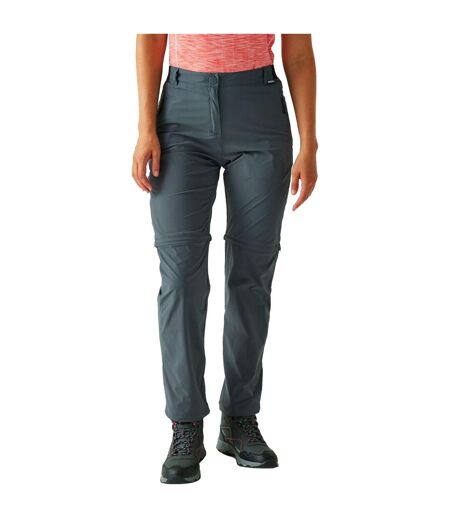 Pantalon De Randonnée Travel Light Femme Gris Phoque Regatta