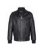 Veste en Cuir Noir Homme Schott LCBOMB - S