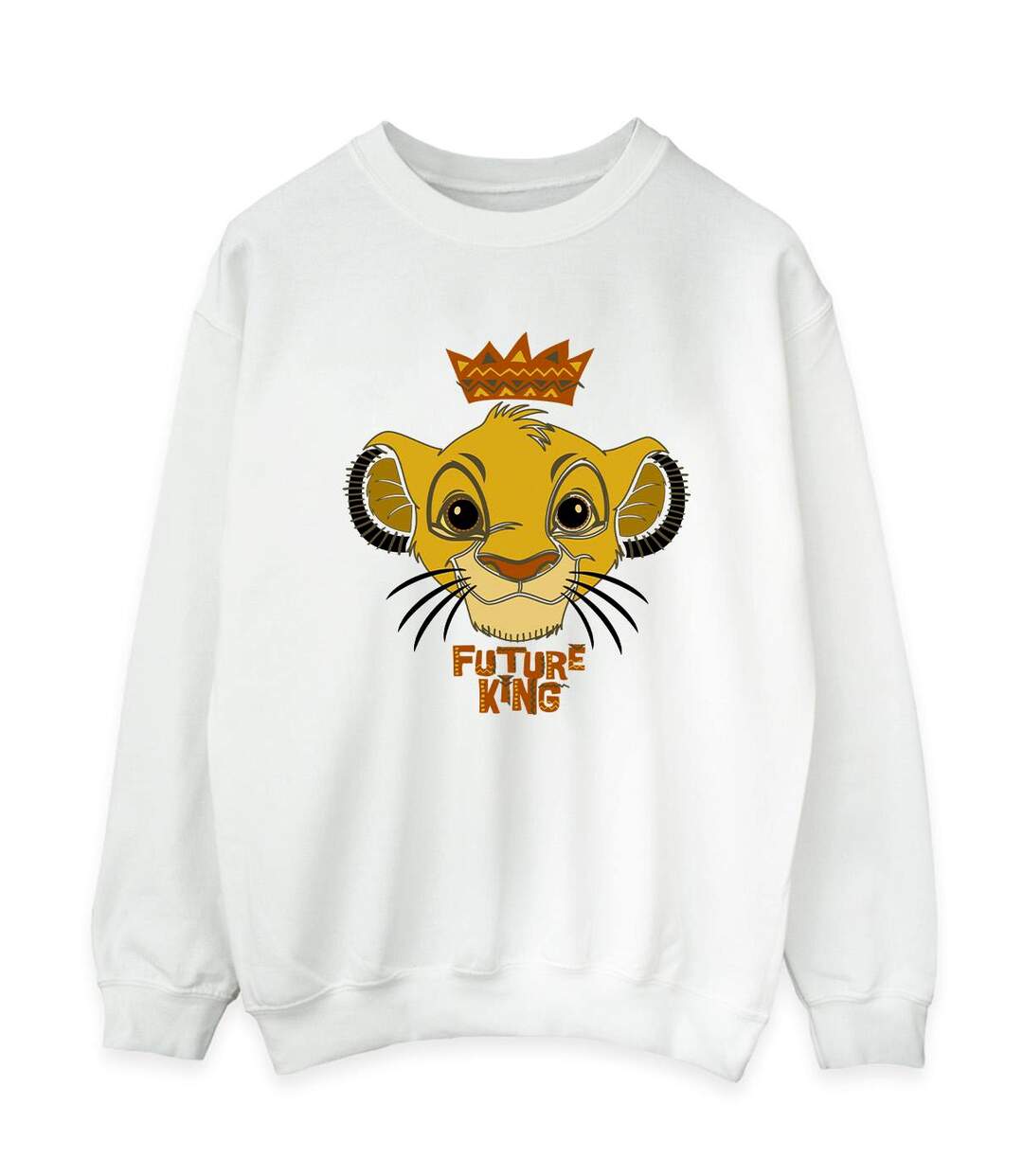 Disney - Sweat THE LION KING FUTURE KING - Femme (Blanc) - UTBI14277-1