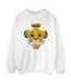 Disney - Sweat THE LION KING FUTURE KING - Femme (Blanc) - UTBI14277-1