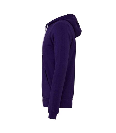 Sweat capuche unisexe violet Bella + Canvas Bella + Canvas