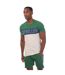 T-shirt Motif/style Blocs De Couleurs Homme Beige Gris Vert Imprimé DFND London-1