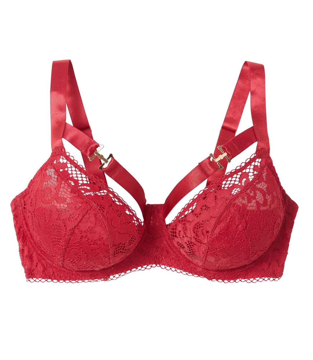 Soutien-gorge grand maintien bordeaux Danger