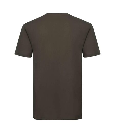 Russell - T-shirt manches courtes - Homme (Kaki foncé) - UTBC4713