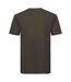 Russell Mens Organic Short-Sleeved T-Shirt (Dark Olive) - UTBC4713