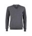 Womens/ladies Oakville Knitted Sweatshirt Anthracite Melange Cutter & Buck-1