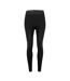 Legging Edelweiss Femme Noir Fitanu-2