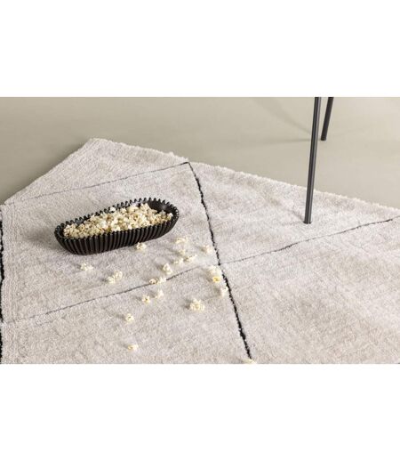 Tapis Déco Shaggy Patrik 200x290cm Blanc