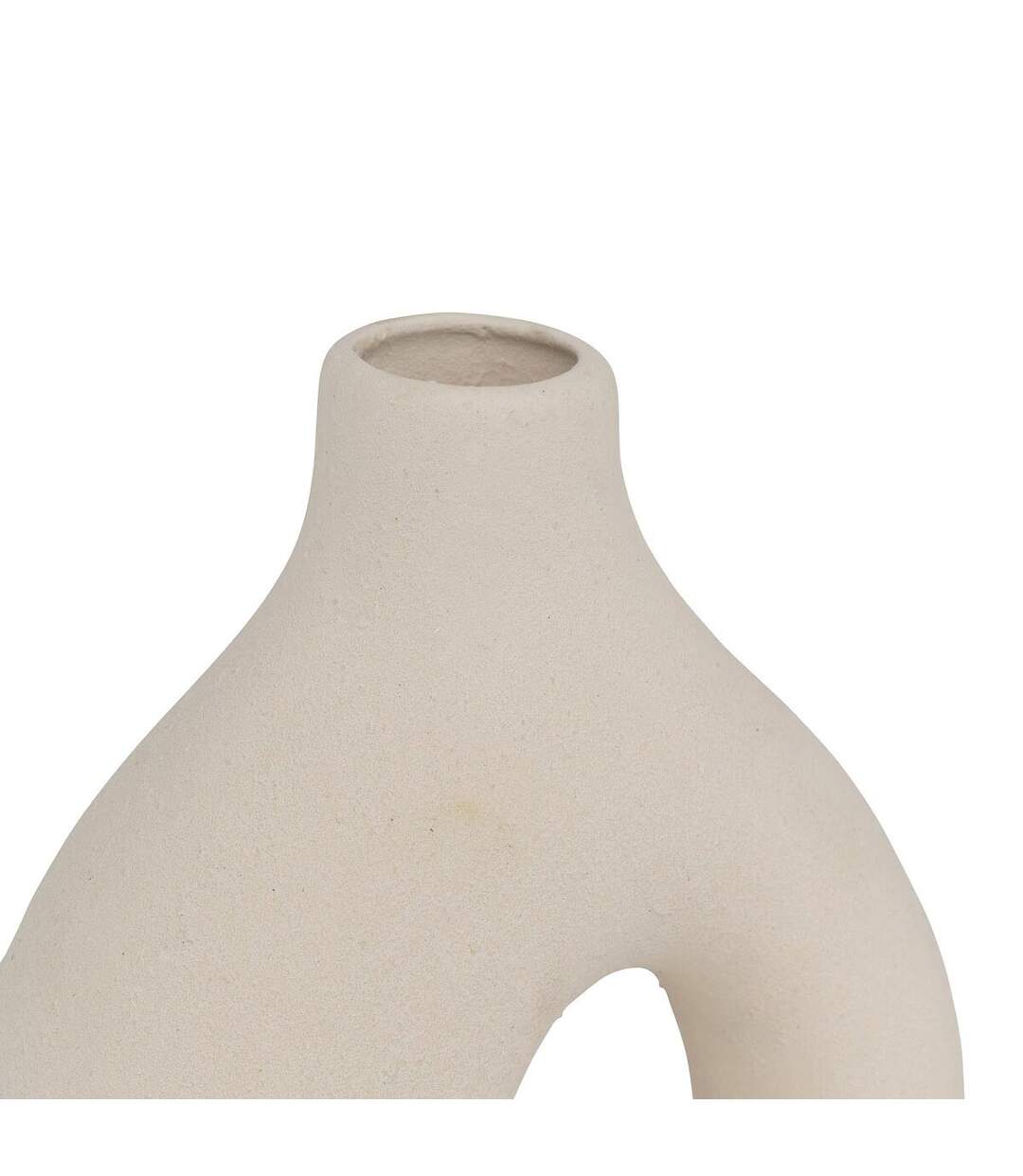 Lot de 3 Soliflores en Céramique Lora 9cm Blanc-4