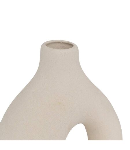 Lot de 3 Soliflores en Céramique Lora 9cm Blanc