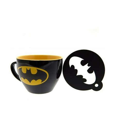 Batman Mug (Black/Yellow) (One Size) - UTTA6265
