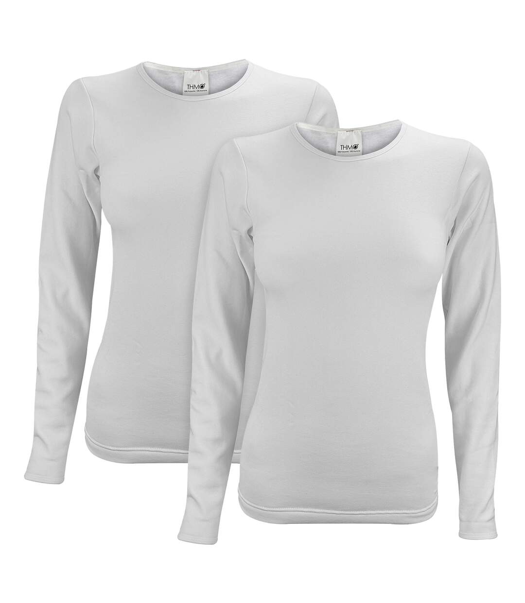 2 Pack Ladies Long Sleeved Thermal Top for Winter-1