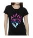 Disney - T-shirt DESCENDANTS PINK CROWN - Femme (Noir) - UTBI17738-3