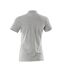 Womens/ladies Crossover Polo Shirt Grey Mascot-2