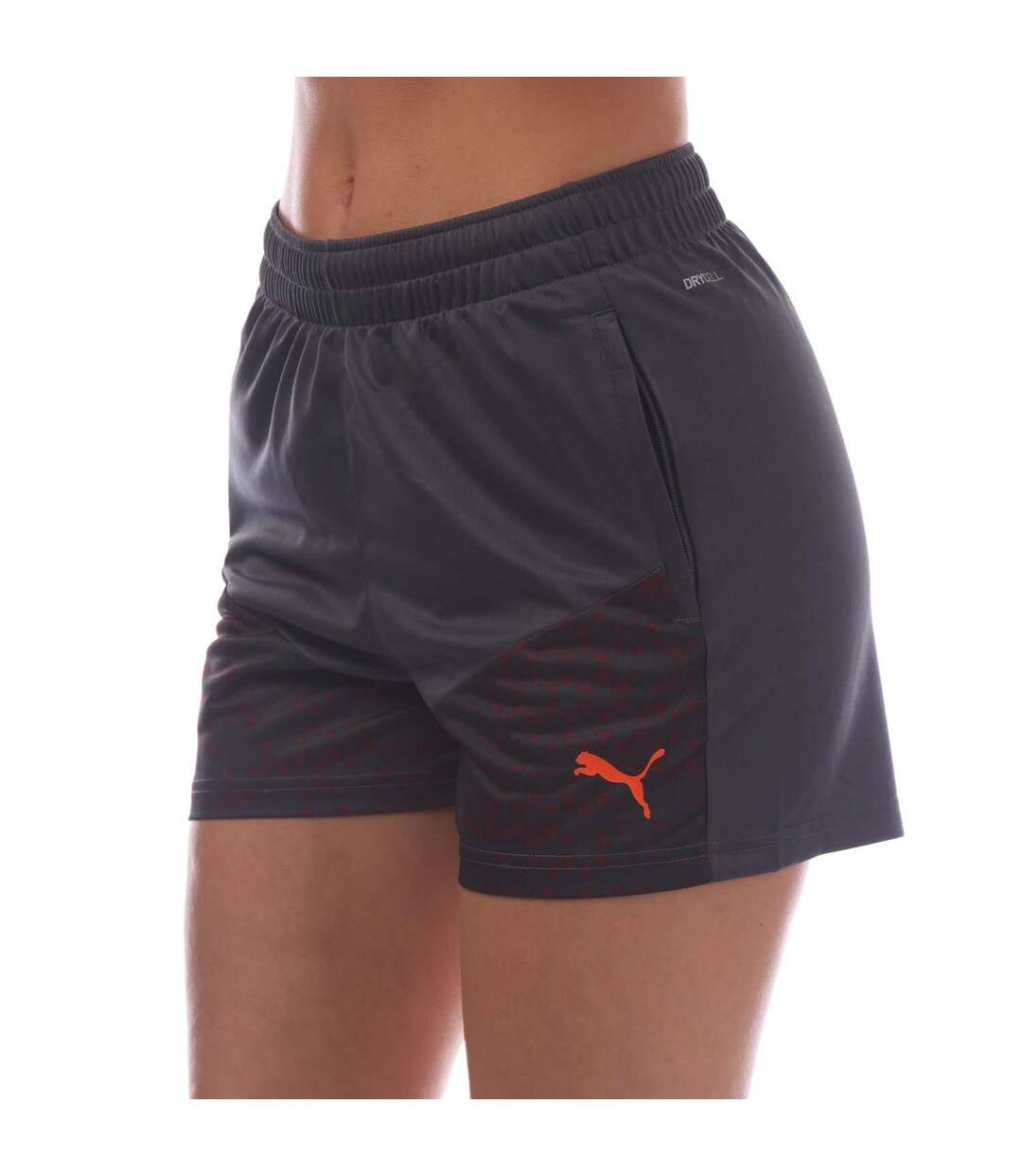 Short Entraînement Manchester City 2023-24 Homme Gris Puma-3