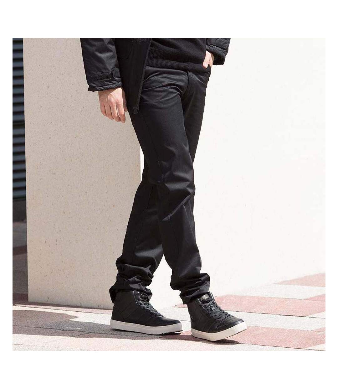 Pantalon Chino Hommes Noir Henbury-3