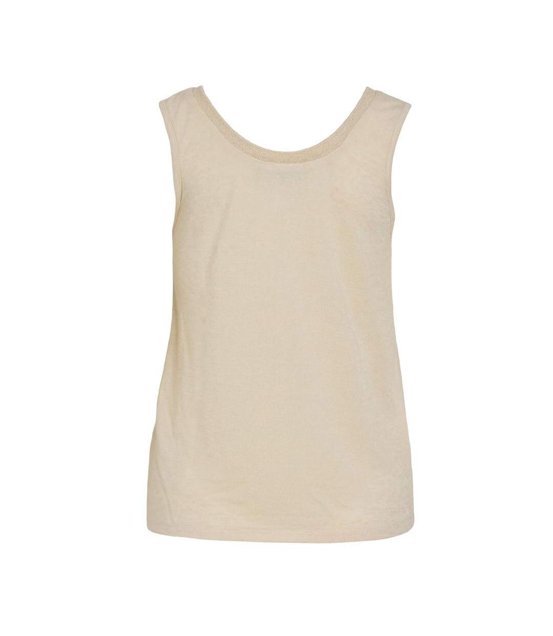 Débardeur beige femme vila vigaelle-2